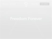 Tablet Screenshot of freedomforever.com